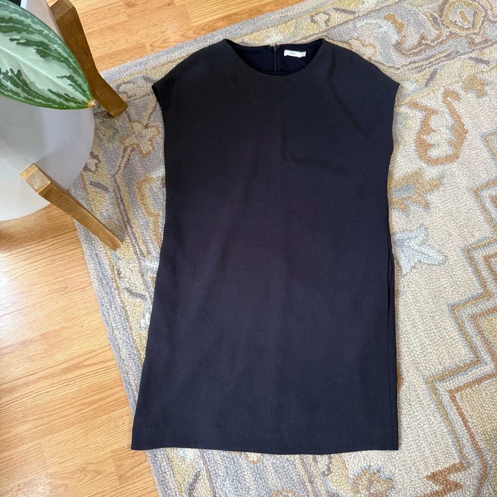 Vince Navy blue  Sleeveless Dress with pockets